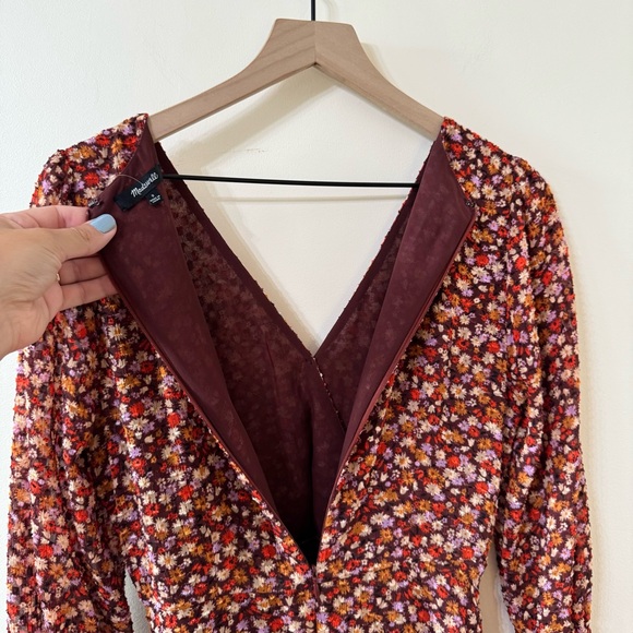 Madewell crossover midi dress - size 0 - Picture 7 of 7